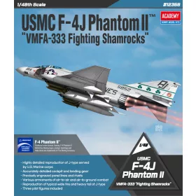   Academy - Usmc F-4J Phantom Ii "Vmfa-333 Fighting Shamrocks"