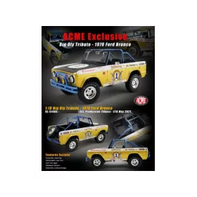 Acmemodels - 1970 Ford Bronco *Big Oly Tribute* gold/white