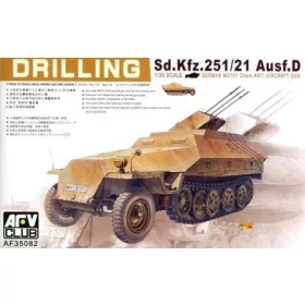 AFV-Club - Sd.Kfz. 251/ 21 Ausf.D - Drilling