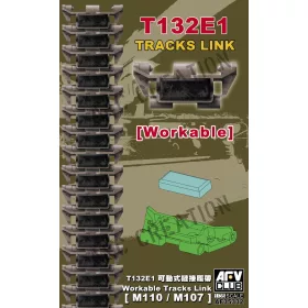 AFV-Club - T132E1 WORKABLE Track Link(M110/M107)