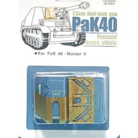   Afv-Club - Pak40 Extra Detail Set Photo Brass Etched Conversation Kit