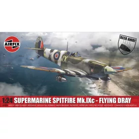   Airfix - 1:24 British Fighter Supermarine Spitfire Mk.IXc - Flying Dray - Beer Away - with a beer mug as a gift