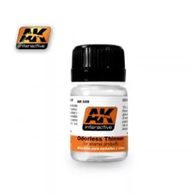   AK-Interactive - AK049 ODORLESS TURPENTINE (35 ml)  - Auxiliary Products