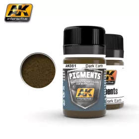 AK-Interactive - AK081 DARK EARTH  (35 ml) - Pigment Colors
