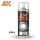 AK Interactive - Fine Primer Grey - Spray 400Ml (Includes 2 Nozzles)
