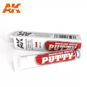   AK-Interactive - AK103 MODELING WHITE PUTTY - Acrylic Auxiliary Products (20 ml)
