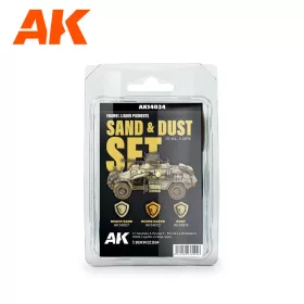 AK-Interactive - Sand   Dust Set - Liquid Pigment