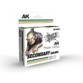   AK-Interactive - AK16022 SECONDARY COLORS (3 x 30 ml)   INK SET