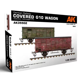   AK-Interactive - German Railway Covered G10 Wagon Gedeckter G terwagen G10 1/35