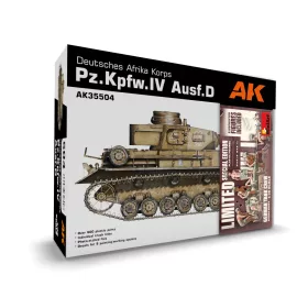   AK Interactive - Pz.Kpfw.IV Ausf.D Deutsche Afrika Korps + 5 German Tank Crew Figures