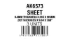 AK Interactive - 0.3mmthickness x 245 x 195mm - STYRENE SHEET