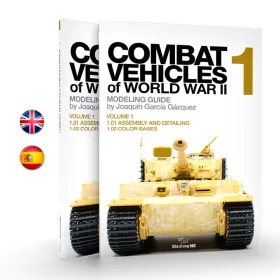   AK Interactive - COMBAT VEHICLES OF WORLD WAR II(by Joaquín García) Vol. 1 (English)