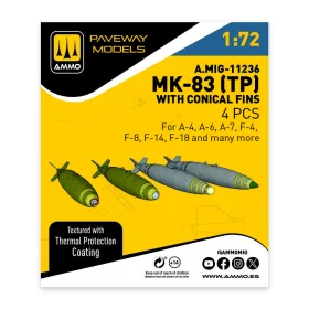   AMMO by MIG Jimenez - MK-83 with thermal protection and conical fin (4 pcs)