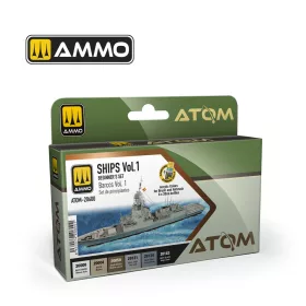 AMMO by MIG Jimenez - ATOM Beginners Set: Ships Vol.1