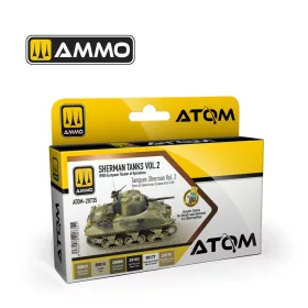   AMMO by MIG Jimenez - ATOM Sherman Tanks Vol. 2 (WWII European Theater of Operations)