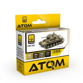   AMMO by MIG Jimenez - ATOM WWII Soviet Vehicles Camouflage Colors Set