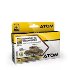   AMMO by MIG Jimenez - ATOM Sherman Tanks Vol 1 WWII Commonwealth Set