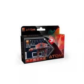 AMMO by MIG Jimenez - ATOM Gravity Set 3 -Red - 6x 20ml