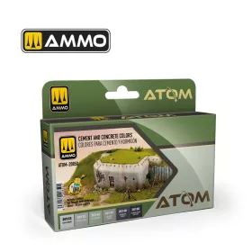 AMMO by MIG Jimenez - ATOM Cement and Concrete Colors Set