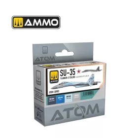   AMMO by MIG Jimenez - ATOM SU-35 FLANKER-E Colors Set (also for SU-27 and SU-34)