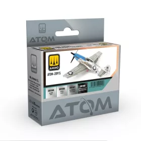 AMMO by MIG Jimenez - ATOM Bare Metal Aircraft Colors Set