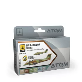 AMMO by MIG Jimenez - ATOM FAA IA-58 Pucará Colors Set