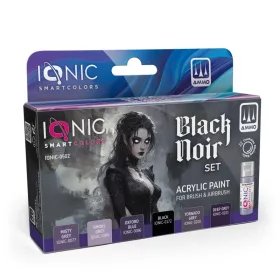 AMMO by MIG Jimenez - IONIC COLORS Black Noir Set