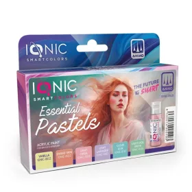   AMMO by MIG Jimenez - IONIC Essential Pastels Set - 6 Ionic Smart acrylic colors