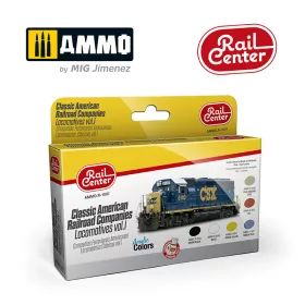   AMMO - Ammo Rail Center - Classic American Railroad Companies. Locomotives Vol.1