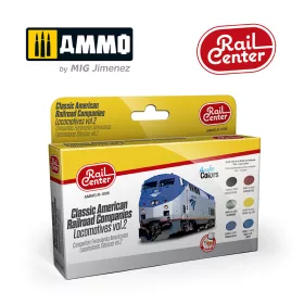   AMMO - Ammo Rail Center - Classic American Railroad Companies. Locomotives Vol.2