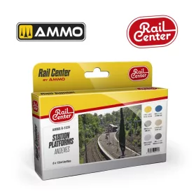 AMMO by MIG Jimenez - RAIL CENTER Station Platforms SET