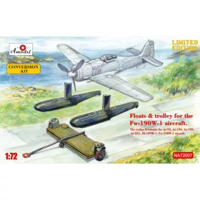 Amodel - Floats & trolley for Fw-190W-1 fighter