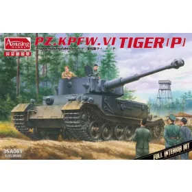   Amusing Hobby - PzKpfwg.VI Tiger(P) Truppen bfhz. FULL INTERIOR