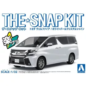 Aoshima - TOYOTA VELLFIRE WHITE PEARL CRYSTAL SHINE