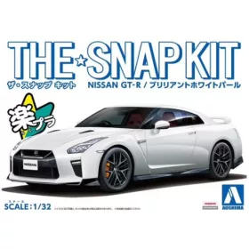 Aoshima - NISSAN GT-R BRILLANT WHITE PEARL