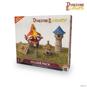   Archon Studio - Dungeons & Lasers Expansion Set: VILLAGE PACK