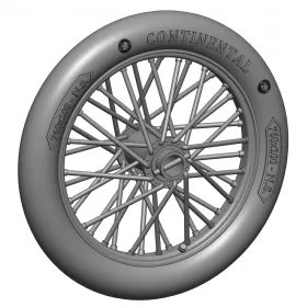 Art Scale - 1/72 German 760x100 spoked wheels - 1 pair