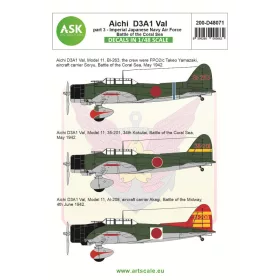   Art Scale - 1/48 Aichi D3A1 Val part 3 - Imperial Japanese Navy Air Force, Battle of the Coral Sea