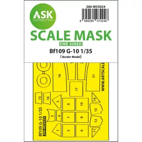   Art Scale - 1/35 Messerschmitt Bf 109G-10 one-sided painting mask for Border Model