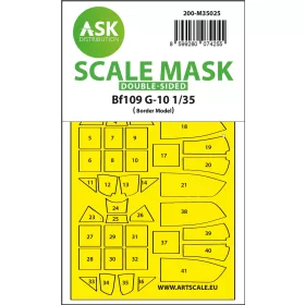   Art Scale - 1/35 Messerschmitt Bf 109G-10 double-sided painting mask for Border Model