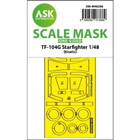   Art Scale - 1/48 TF-104G Starfighter one-sided express fit mask for Kinetic