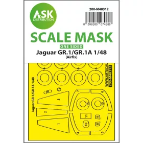   Art Scale - 1/48 Jaguar GR.1/GR.1A one-sided express fit mask for Airfix