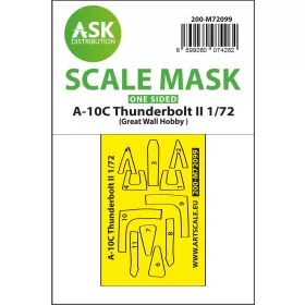   Art Scale - 1/72 A-10C Thunderbolt II one-sided fit express mask for GWH