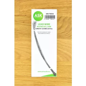 Art Scale - Lead Wire - Round   0 2 mm x 120 mm (30 pcs)