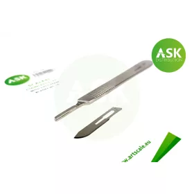   Art Scale - Scalpel stainless steel with 3pcs spare blades no.10