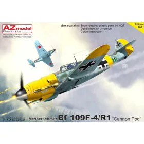 AZ Model - 1/72 Bf 109F-4/R1  Kanon Pod