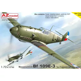 AZ Model - 1/72 Bf 109E-3  In Yugoslavian Service