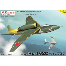 AZ Model - 1/72 Heinkel He 162C  Salamander  In foreg.ser.