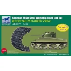 Bronco Models - Shermann T62 Workable Track Link Set