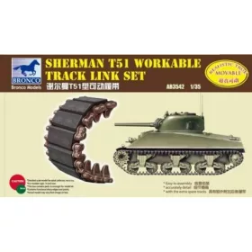 Bronco Models - Sherman T51 Workable Track Link Set